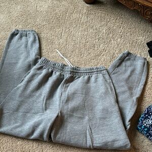FRUIT OF THE LOOM grey sweatpants